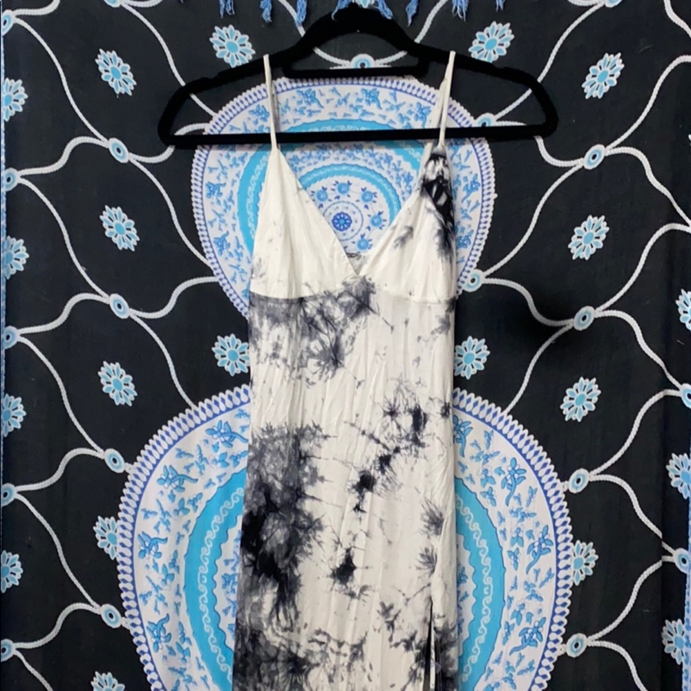 NWT Fashion Nova Tie Dye Maxi Dress w/ Slit